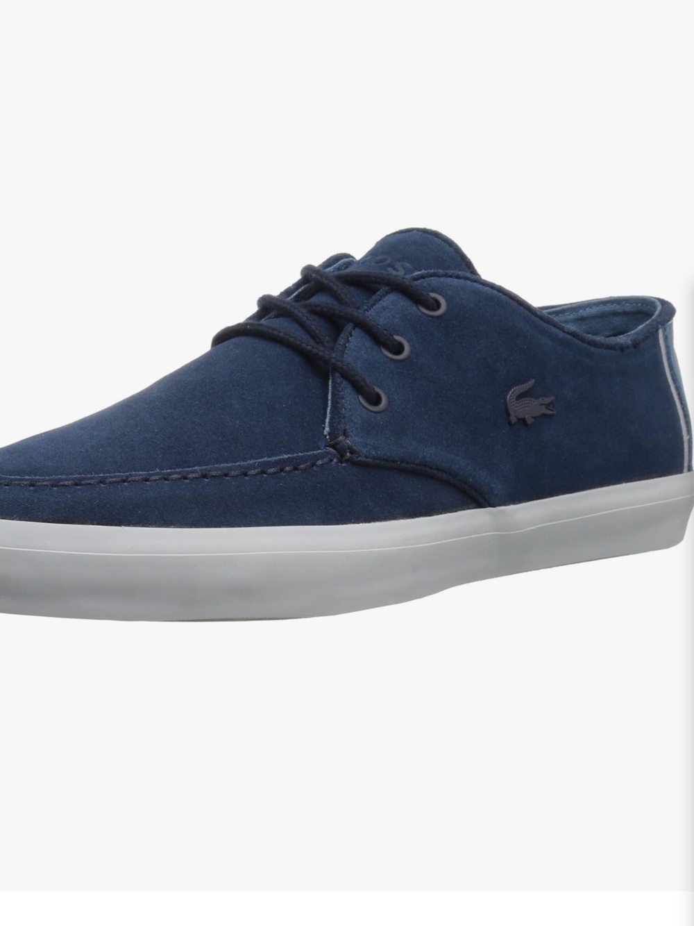 Lacoste, Sevrin Blue Suede With light Blue Leather Accent At Back. Men’s Size 12